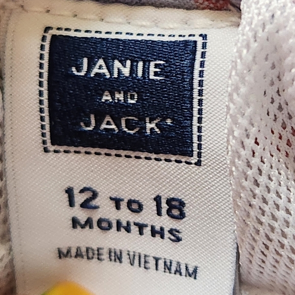 Janie and Jack Swim Trunks Size 12-18 months Colors blue, pink,white, yellow - Picture 3 of 6